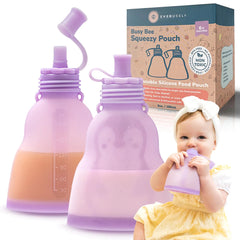 Silicone Reusable Baby Food Pouches